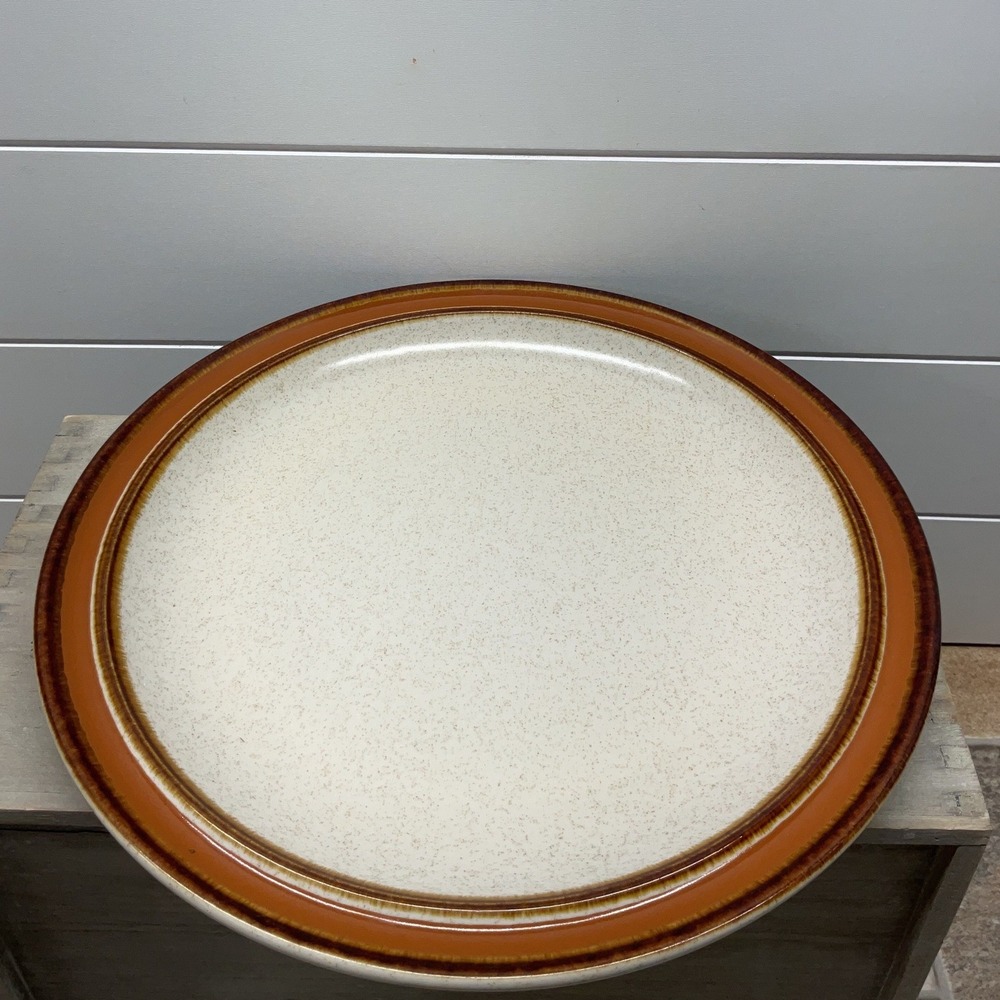 International China Suncraft Batavia SY-6147 Dinner Plate Brown Speckled 12in